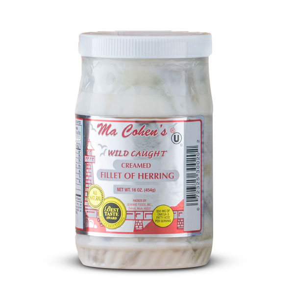 MaCohen's Herring in Cream Sauce-16oz Jar