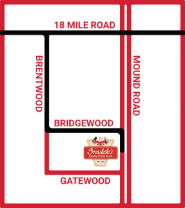 Srodeks location map