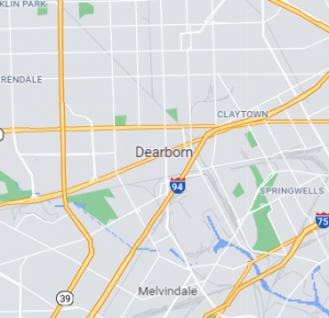 Dearborn map