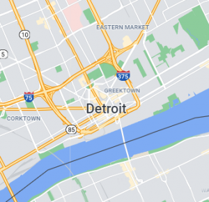 Detroit map