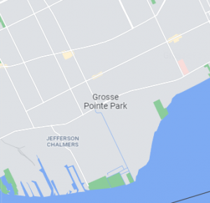 Grosse Pointe Park map