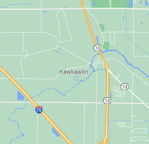 Kawkawlin map