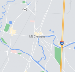 Mount Clemens map
