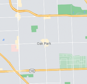 Oak Park map