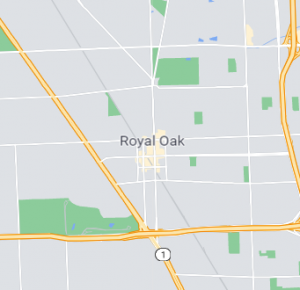 Royal Oak map