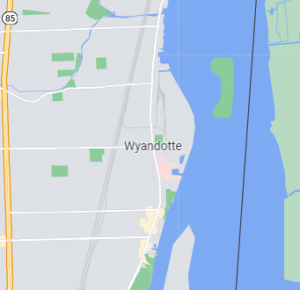 Wyandotte map