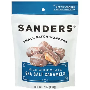 Sanders Mini Milk Chocolate Sea Salt Caramels